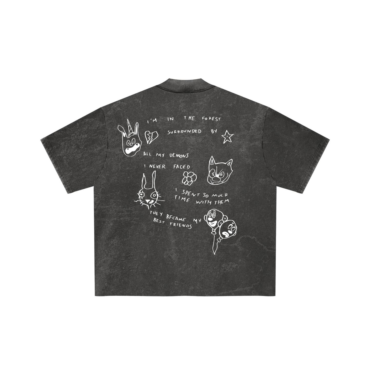 Camiseta Boxy “Demons & Friends”