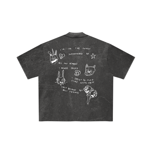 Camiseta Boxy “Demons & Friends”